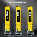 PH Meter Acidity Meter Pen of Tester Accuracy 0.01 Automatic Calibration Anti-skid LCD Digital Protable Water PH Tester