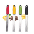 YuryFvna Lemon Chocolate Zester Cheese Citrus Microplane Grater Garlic Ginger Potato Fruit Peeler with Plastic Cover and Brush