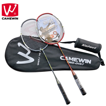 CAMEWIN Brand Professional Badminton Racket Carbon High Quality Badminton Racquet | 2 PCS Badminton Rackets+3 Balls+1 Bag |