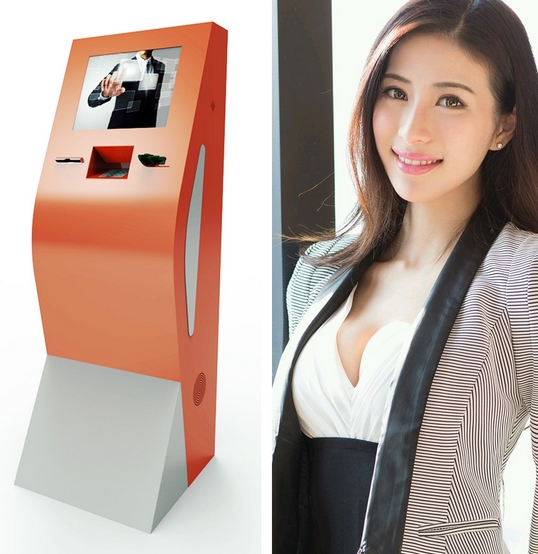 Stand Alone Self Service Touch Screen Payment Information Kiosk Terminal