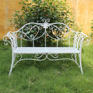 Outdoor Metal Iron Manufacturers Double Chair Iron Outdoor Double Chair Outdoor Leisure Chair Metal Garden Park Bench