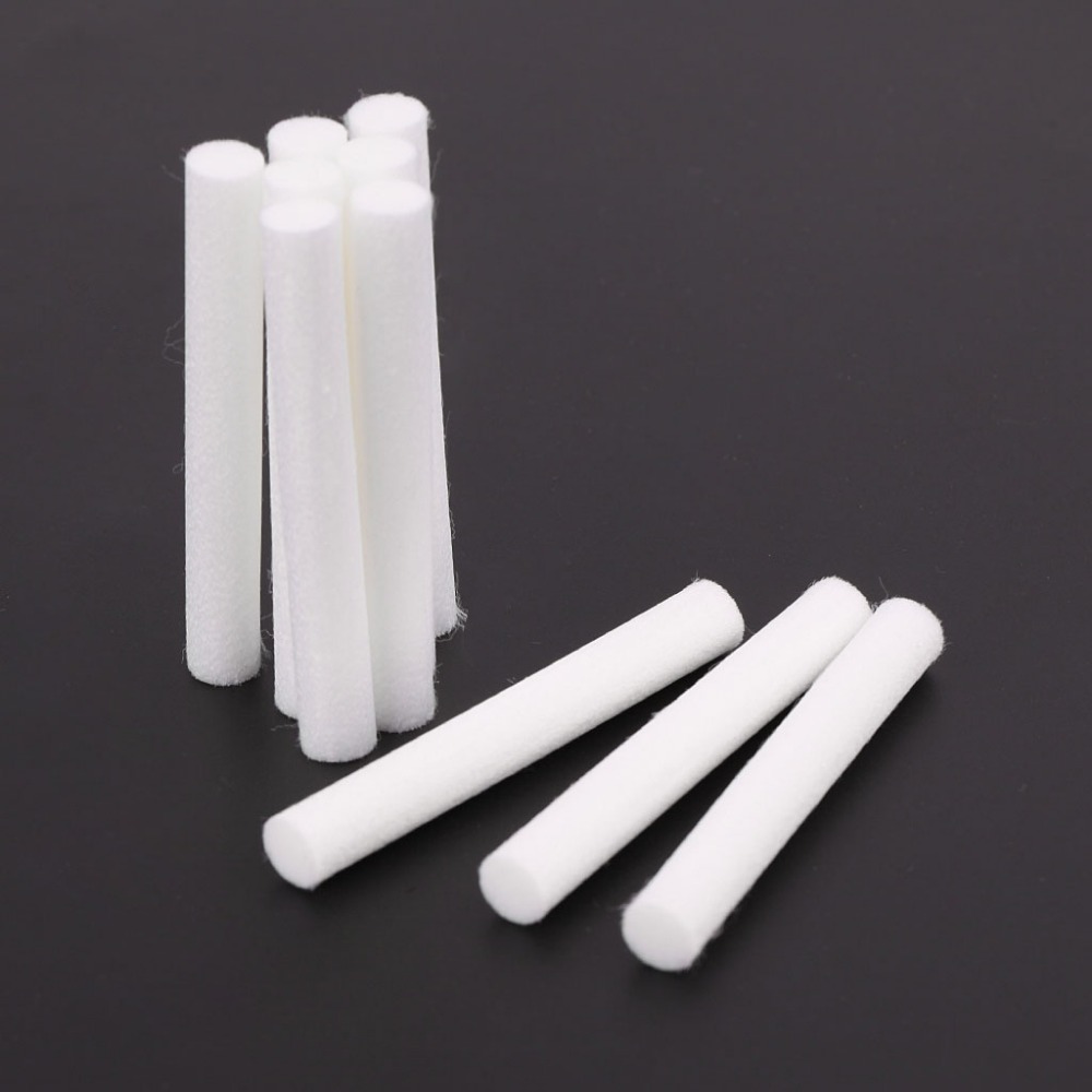 10pcs 8mmx64mm Air Humidifiers Filters Cotton Swab for Air Ultrasonic Humidifier