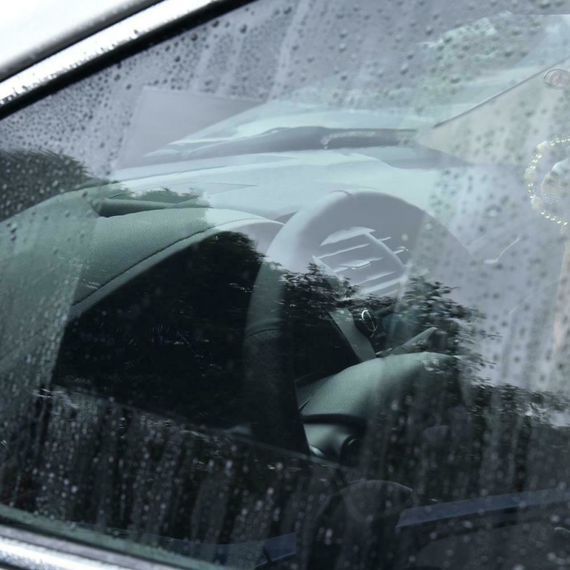 2/6pc Car Rainproof Rearview Mirror Sticker Anti Fog Rain Shield Film Rain-Proof Window Membrane Car Stickers