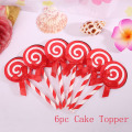 6pc Cake Toppers