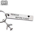 CLELO Luggage Tag engraved Rmove before Flight Metal bagage tags for Flight Crew Pilot Aviation Lover Travel Accessories