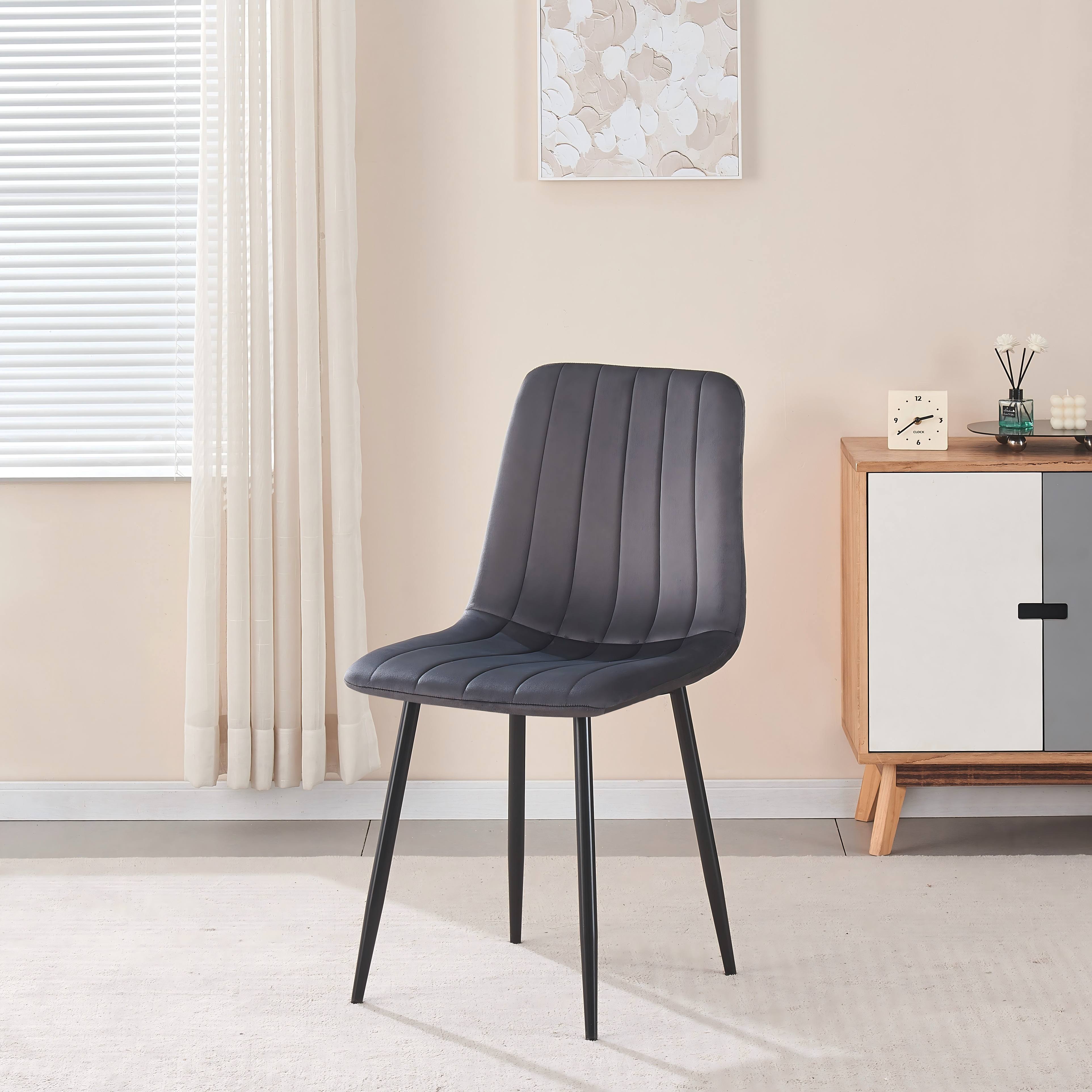 BR-24A14 velvet dining chair2