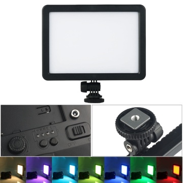 128RGB Portable Photographic LED Fill Light Camera Fill Light for Live Streaming Selfies Atmosphere Rendering Fill Light