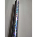 Holographic foil hot stamping foil silver giddiness pattern B19 hot press on paper or plastic 64cm x120m