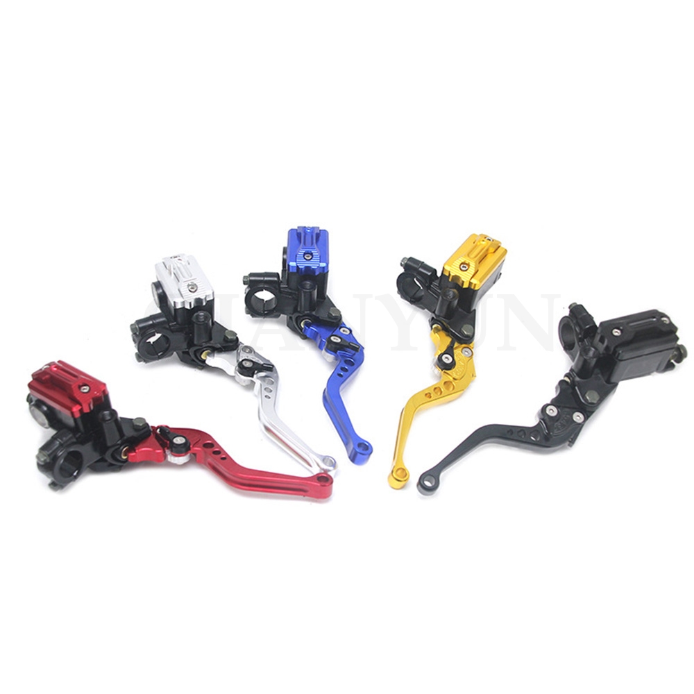 Universal 22mm Motorcycle Brake Clutch Master Cylinder Fuel Tank Pump Lever For Yamaha XJ650 XS650 XS750 XT600ZE XTZ660 XV535