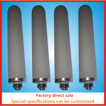 Sales of Titanium Filter Core Ozone Aerated Pipe Microporous Titanium Bar Air Filter Core can be customized