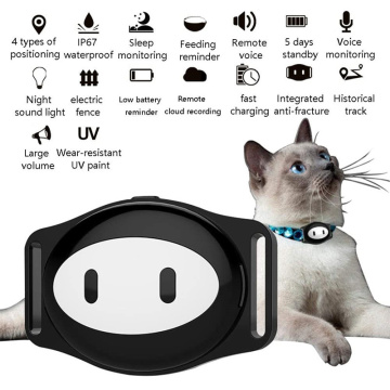 Waterproof Mini Pet Gsm Gps Pet Smart Tracker Locator Collar For Dog Cat Long Standby Free App Platform Tracking Device