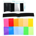 For yongnuo Color Gel Filter Flash Diffuser Soft Box 12 Sets of Colors Studio Flash Camera Diffuser