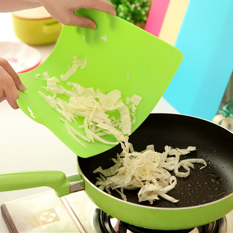 4PCS/SET 38x30.5cm Flexible Non-slip Rectangle Plastic Cutting Mats Waffle Back food cutting board Cutting Kitchen Tools
