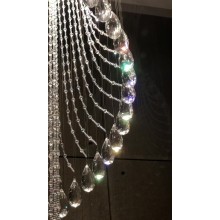 hot selling beads lobby modern chandelier pendant light hotel lobby
