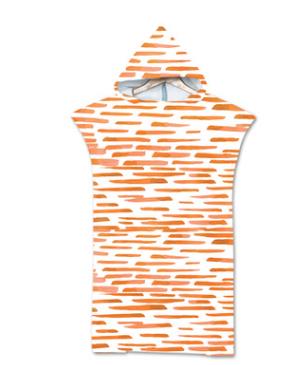 Geometric Printed Microfiber Hooded Beach Towel Quick Drying Absorbet Swimming Surf Poncho Bath Towel With Cloak Bathrobe