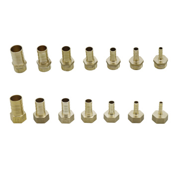 Brass Pipe Fitting 6mm 8mm 10mm 12mm 14mm 16mm 19mm Hose Barb Tail 1/2