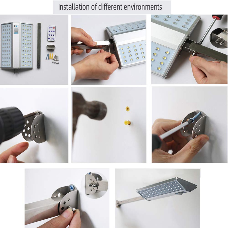 Installation Of Solar Wall Light