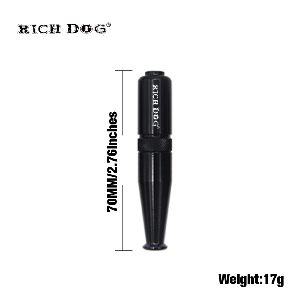 Rich Dog Aluminum Metal Pipe Baseball Shaped Cigarette Pipe Tobacco Pipes Pipe Accessories