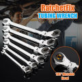 Hot High Quality RatchetFix Tubing Ratchet Wrench With Flexible Head 8MM-19MM Car Hand Maintain Repair Tool With Flexible Head