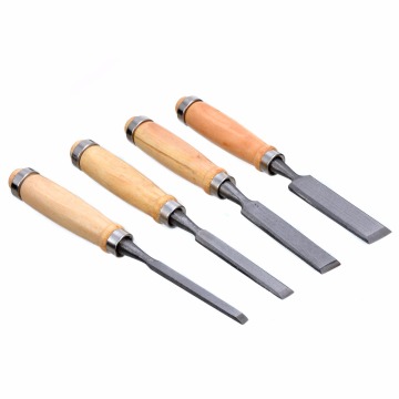 4pcs/lot Wood Carving Chisels 8/12/16/20mm Woodworking Carving Hand Tool Set with Wooden Handle