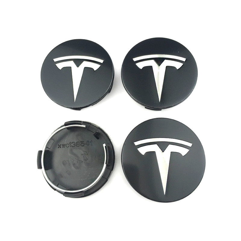 For Tesla Wheel Cover Trim Wheel Hub Cap Kit For Tesla Model 3 S X Wheel Car Accessories Hub Cover Emblem Badge + Lug Nut Covers