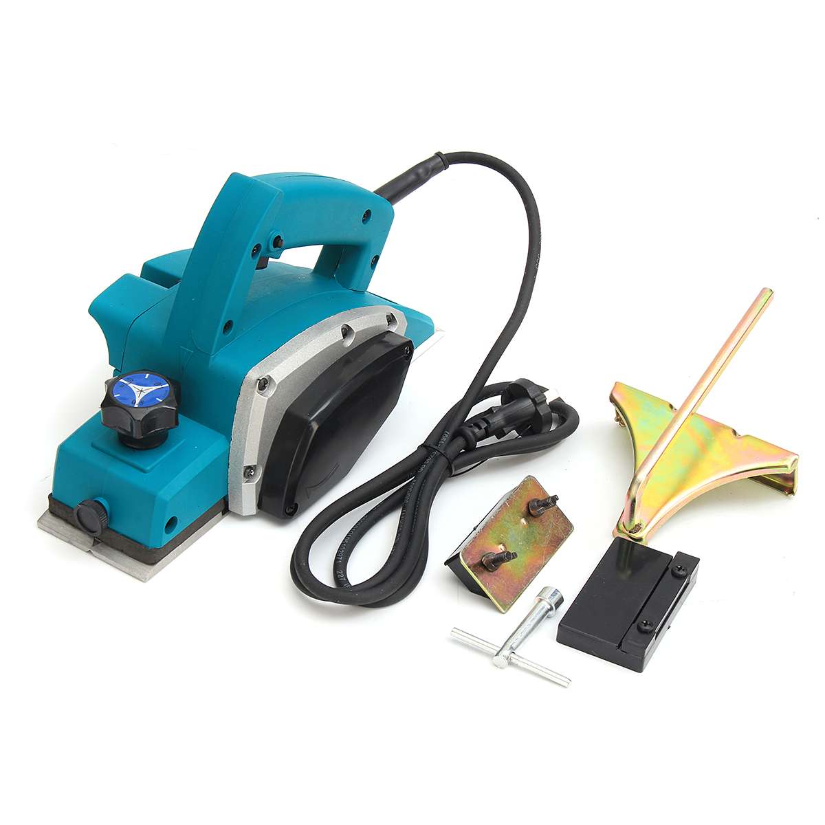 220V 800W Electric Planer Plane Variable Speed Hand Held Power Tool Wood Cutting With Accessories