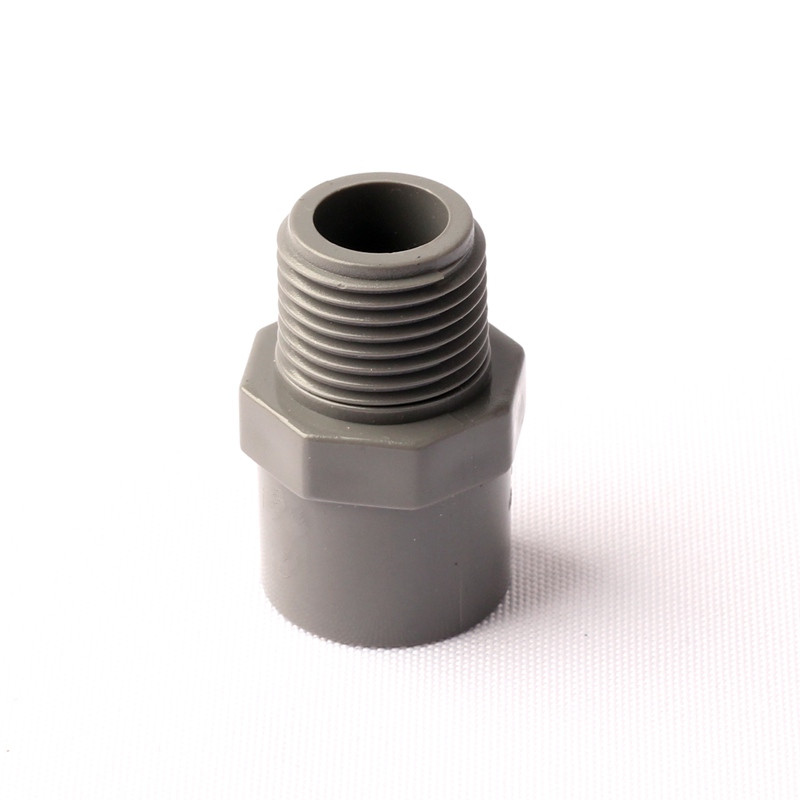 6pcs G 1/2'' Male Thread Inner Diameter 20mm Straight Connectors Thicken Durable PVC Material Garden Irrigation Pipe Fittings