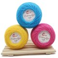 45g 100% Cotton 8# Yarn Handcrafts Knitting Soft Wool Colorful Cake Child Knitted Knitted Sweater Chunky Weave DIY Crochet