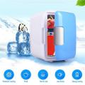 Dual-Use 4L Car & Home Refrigerators Ultra Quiet Low Noise Car Mini Refrigerators Travel Freezer Cooling Cosmetic Fridge