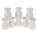 Ceramic Candle Holder Oil Incense Burner Essential Aromatherapy Oil Burner Lamps Porcelain Home Living Room Decoration
