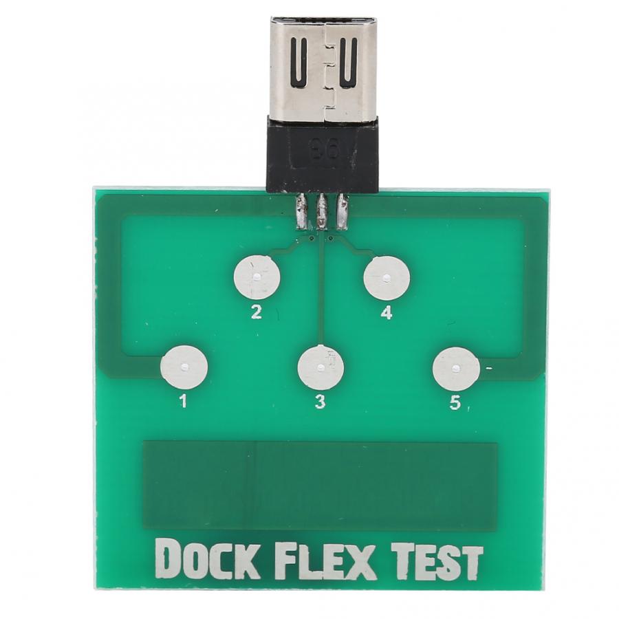 2PCS Green Portable Professional Mobile Phone Charge Connector Micro Test Board Repair Tool for Android