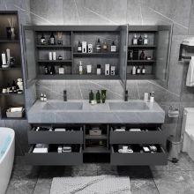 Bathroom Vanities Cabinet with Line Decorated