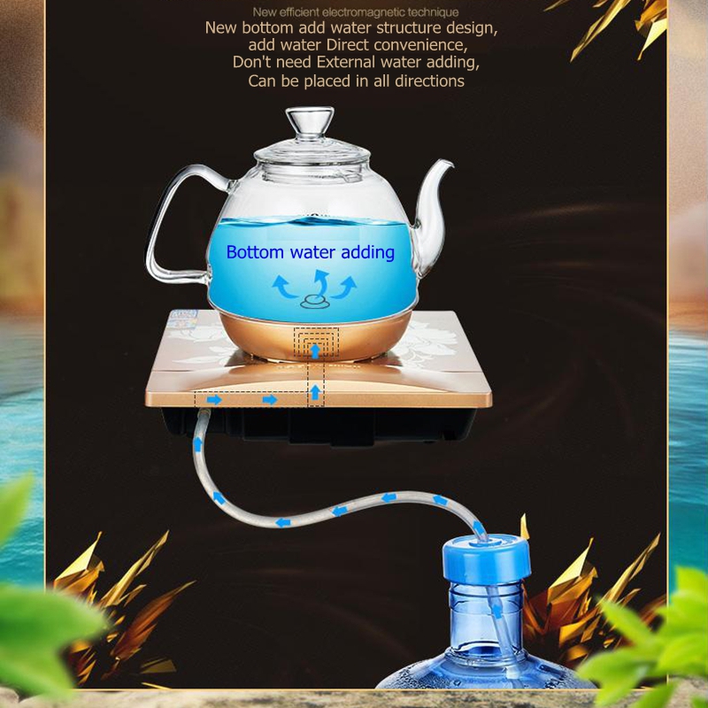KAMJOVE H7 Intelligent Fountain Type Automatic Water Supply Electric Tea Art Stove Kettle Boil Tea Health Smart Electric Tea Pot