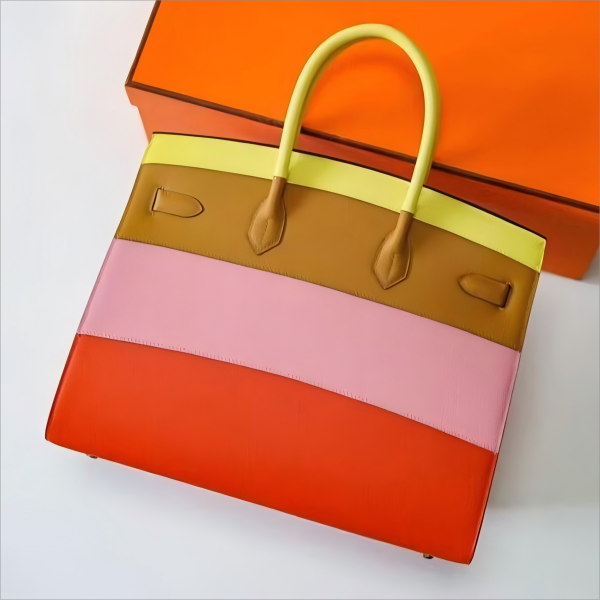 Fashionable Leather Patchwork Tote