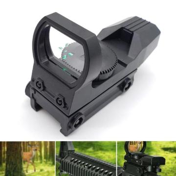 New Hot 20mm Rail Riflescope Hunting Optics Holographic Red Dot Sight Reflex 4 Reticle Tactical Scope Hunting Gun Accessories