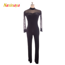 Nasinaya Figure Skating Leotard Jumpsuit For Girl Kids Women One Piece Customized Patinaje Ice Skating Costume Gymnastics 2