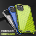 Hybrid TPU+PC Shockproof Armor Case Cover For iPhone X XR Xs Max 10 7 7plus 8 8plus 6 6s s Plus Clear Honeycomb Phone Cover Case