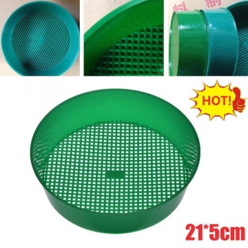 Plastic Mesh Gardening Garden Sieve Gardening sieve cultivation medium tool soil sieve Nursery Trays Lids Wash small gravel 828