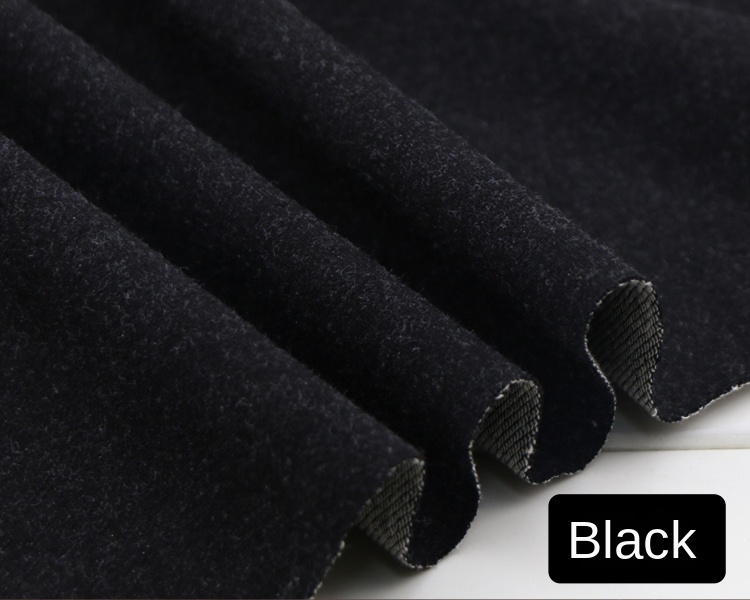 Wide 71" Cotton Material Garment Pants Stretch Knitted Sweater Fabric Korean Imitation Denim Fabric By the Half Yard