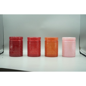Custom color candle jar
