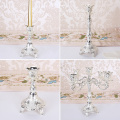 European Metal Candle Holders Candlestick Stand Home Decor Wedding Prop Romantic Candle Holder Candelabra Gold Silver