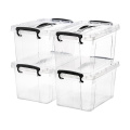 Plastic Storage Bins with Lids Latching Box with Handle