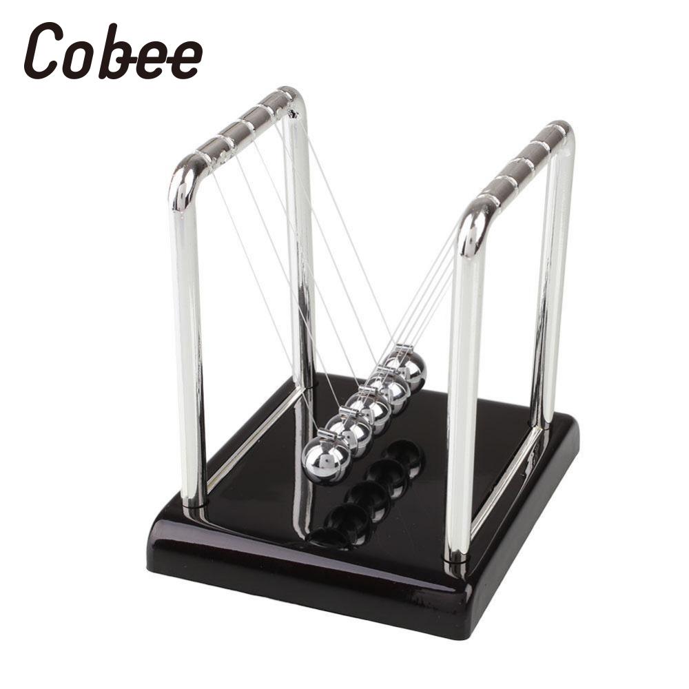 8.7*7.2*9cm Physics Science Energy Conservation Laws Pendulum Desk Toy Cradle Balance Balls