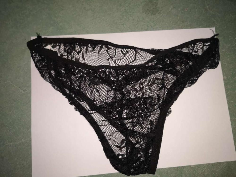 Men G-Strings Low Waist Lace briefs Transparent Triangle Panties Sexy underwear Breathable Briefs solid Thongs male underpants
