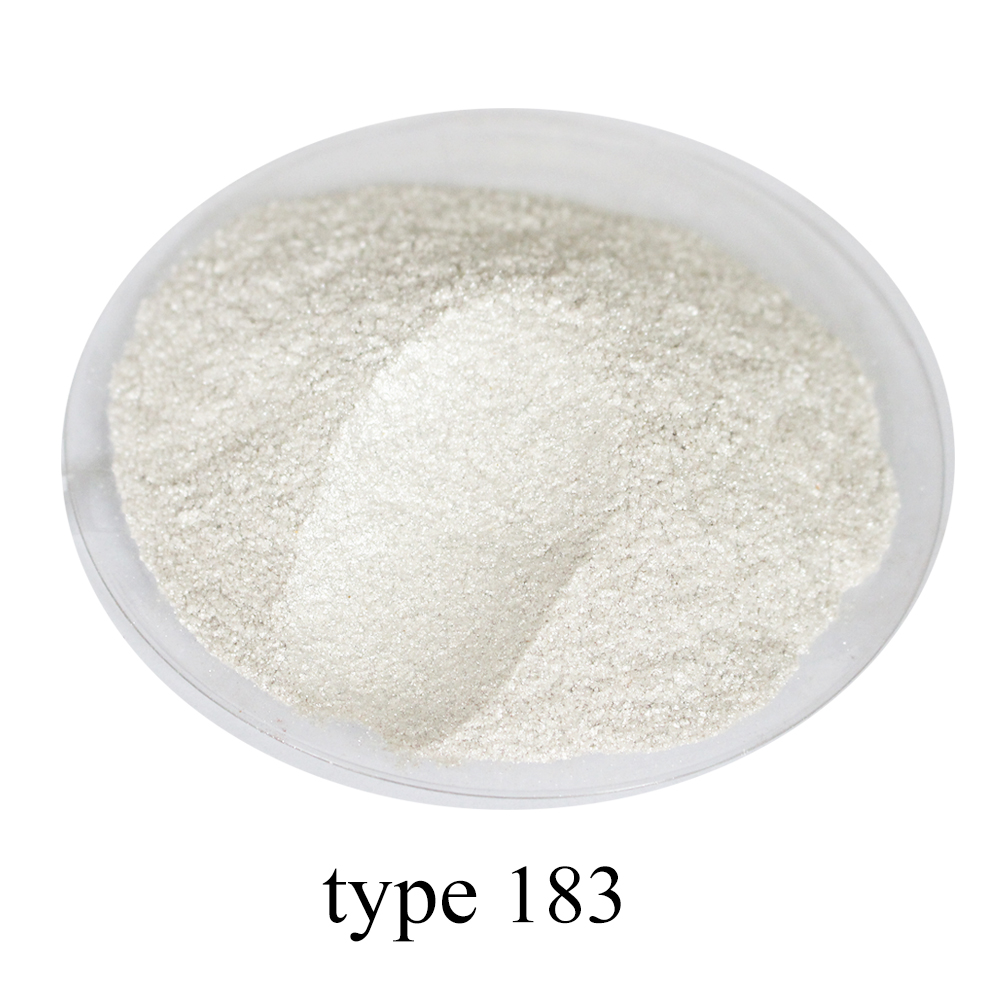 Acrylic Paint Pearl Powder Type 183 Dye Colorant in Craft Art Soap Car Paint DIY 50g Flashing Pearl White Mica Powder Pigment