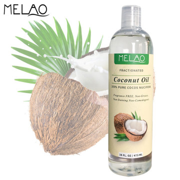 Pure Organic Coconut Oil Relaxing Massage Carrier Oil Diluting Essential Oils Benefits Moisturizer For Skin / Hair