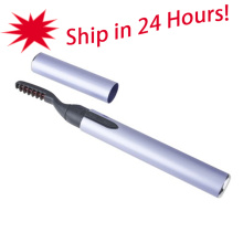 Portable electric eyelash curler 360 degree rotating heating eyelash curling long lasting eyelash perm battery makeup tool
