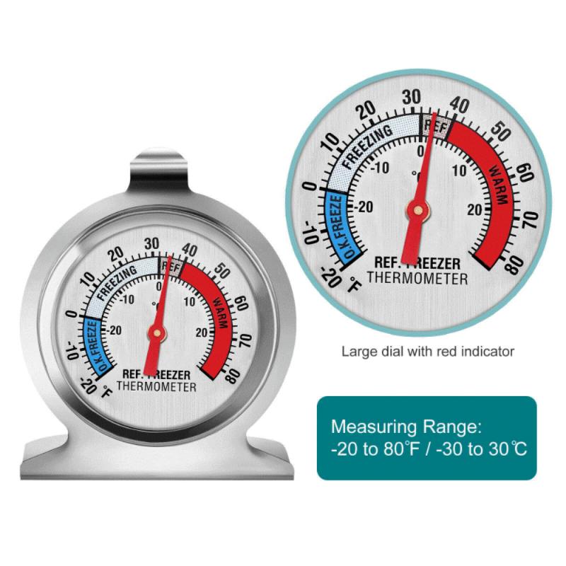 1pc Refrigerator Freezer Thermometer Fridge Refrigeration Temperature Gauge Home Use Termometer Digital Kitchen Tools Hot Sale