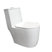 Ceramic Siphonic One Piece Toilet with Seat Cover