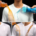 New Waterproof Men T Shirt Creative Hydrophobic Stainproof Breathable Antifouling Quick Dry Top Short Sleeve T Shirt Men